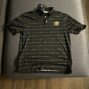 Under Armour Black Polo with Yellow Accents (Wichita State University)